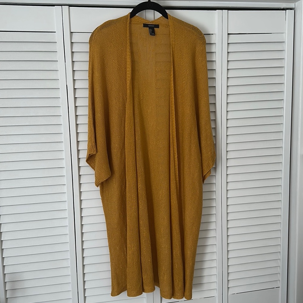 Golden yellow cardigan